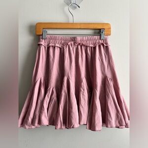 NWT Entro Ruffled Skort; Size Small; Color- Pink